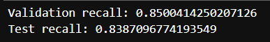 Modeling_2_Recall_Score